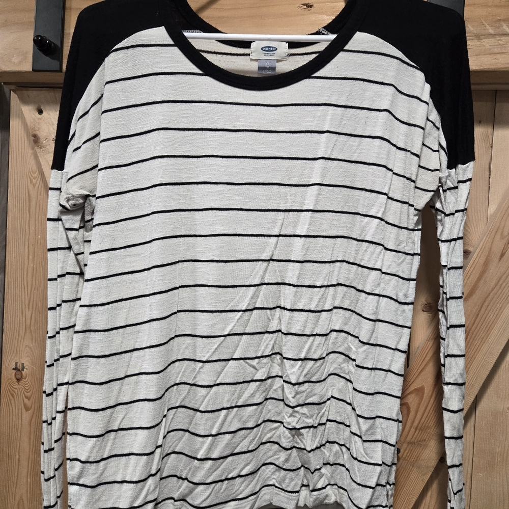 Long sleeve stripped t-shirt